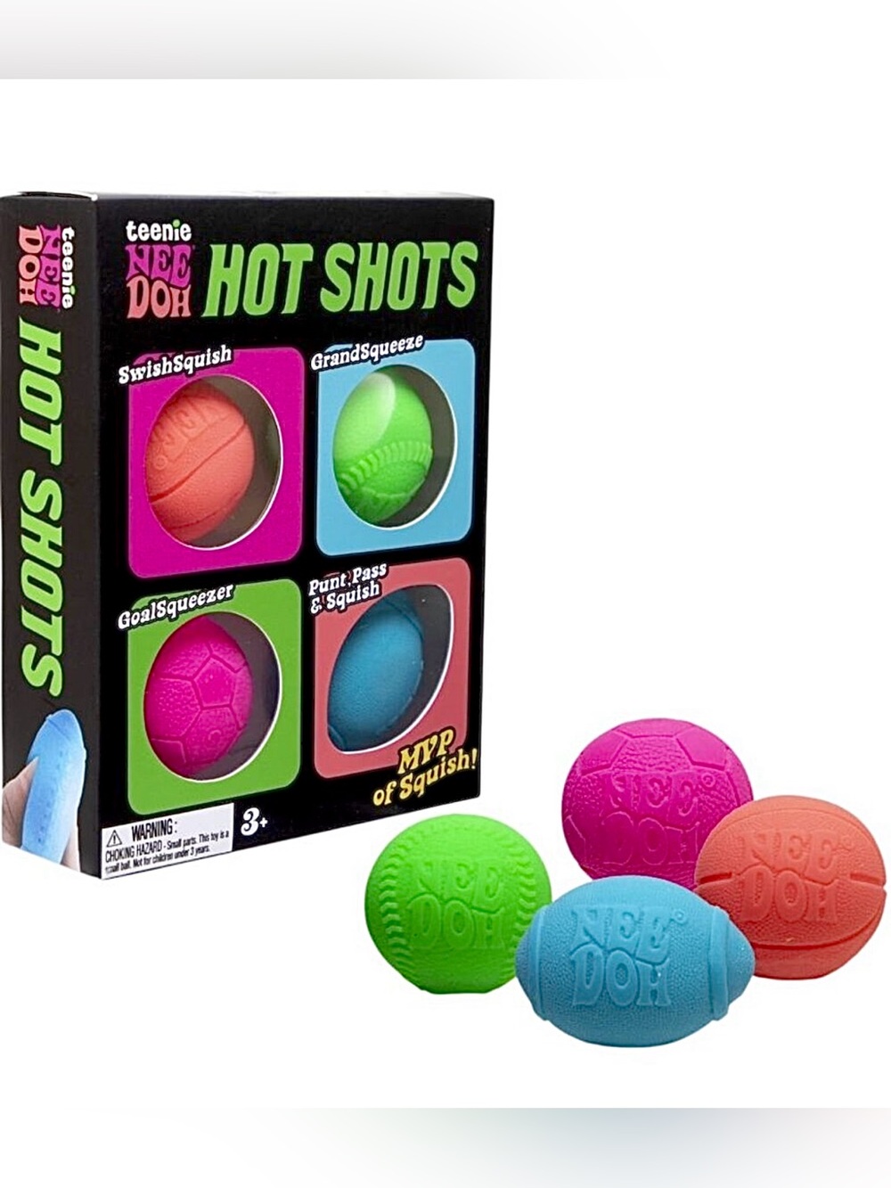 NEEDOH HOT SHOTS - 4 Pack of Needoh - New - Picture 2 of 7
